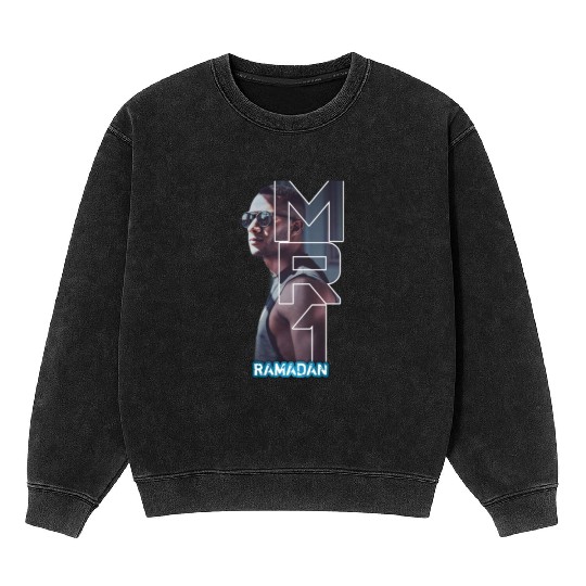 Mohammed Ramadan Number one Mineral Wash Sweatshirts