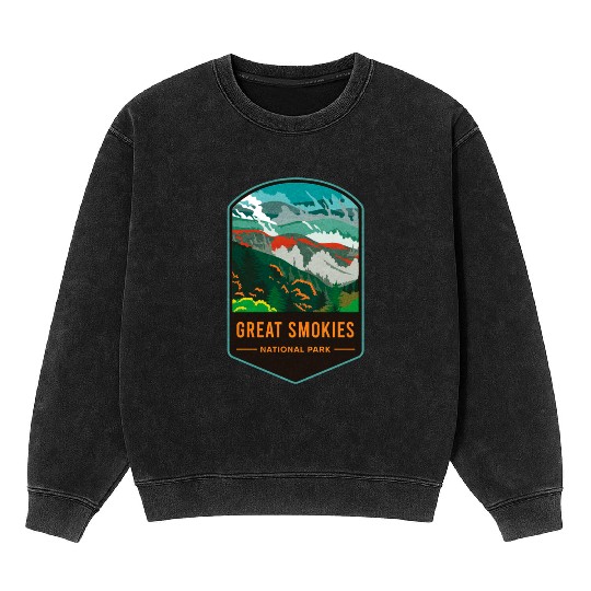 Great Smoky Mountains National Park Mineral Wash Sweatshirts