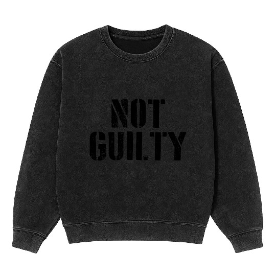 Not Guilty Mineral Wash Sweatshirts