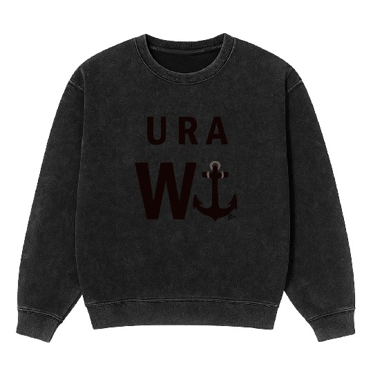 U R A W anchor! Mineral Wash Sweatshirts