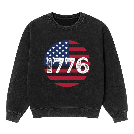 1776 - In US Flag Mineral Wash Sweatshirts