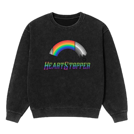 Heartstopper Rainbow LBGTQIA+ Loading Mineral Wash Sweatshirts