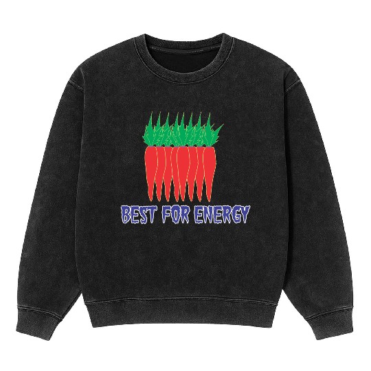 carrot best design Mineral Wash Sweatshirts