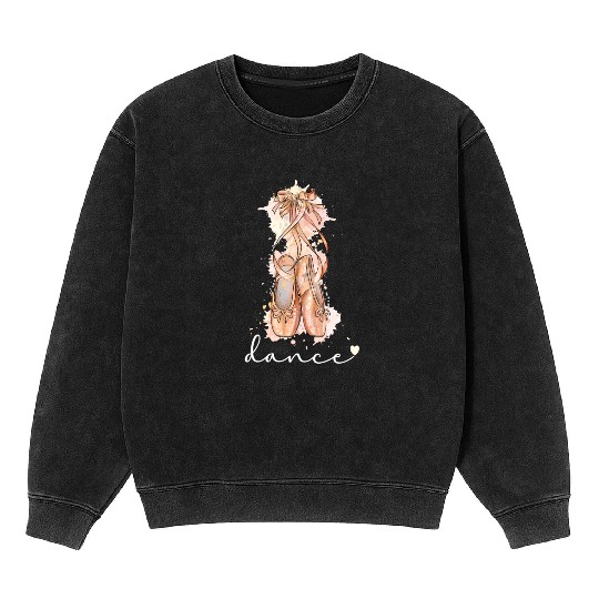 Proud Ballet Dancing Ballerina Gifts Ballet Dancer Mineral Wash Sweatshirts