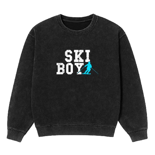 ski boy Mineral Wash Sweatshirts