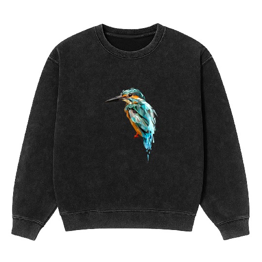 Bird Polygon Mineral Wash Sweatshirts