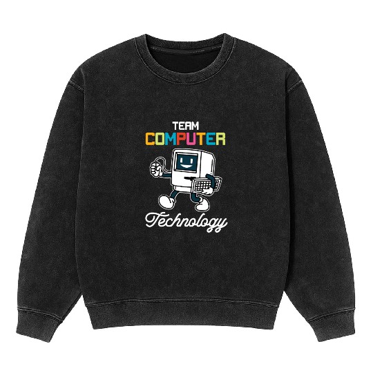 Computer Engineer Scientist Admin Programmer Gift Mineral Wash Sweatshirts