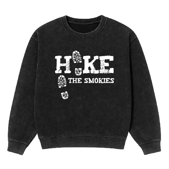 Hike The Smokies Great Smoky Mountains Gatlinburg Mineral Wash Sweatshirts