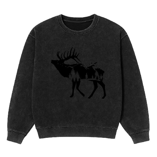 NATURE Moose Mineral Wash Sweatshirts