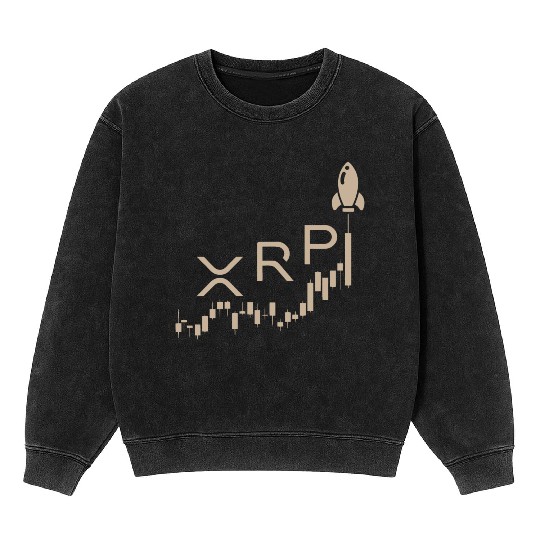 xrp moon 2022 Mineral Wash Sweatshirts