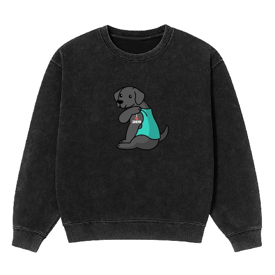 Great Dane I Love Grandma Mineral Wash Sweatshirts