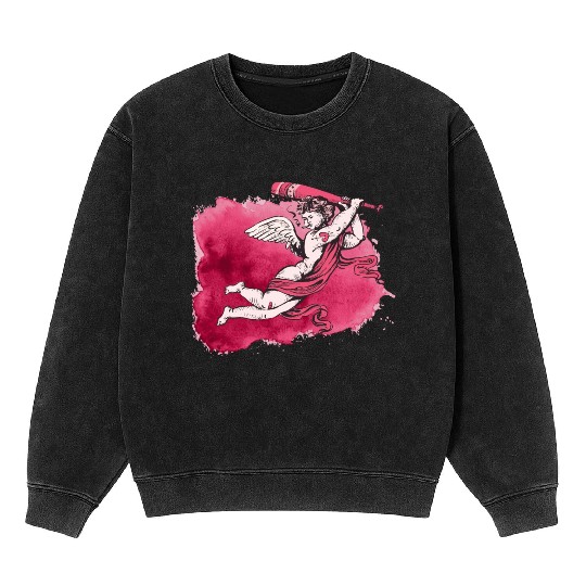 Fighting Angel Mineral Wash Sweatshirts