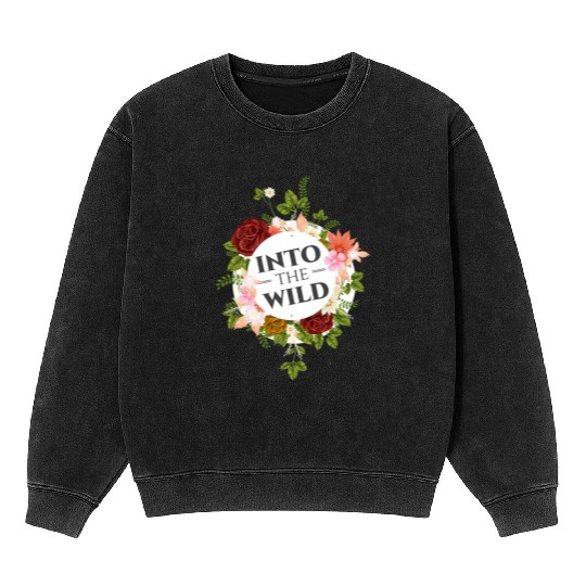 Wildflower Gardening Into The Wild Garden Apparel Mineral Wash Sweatshirts
