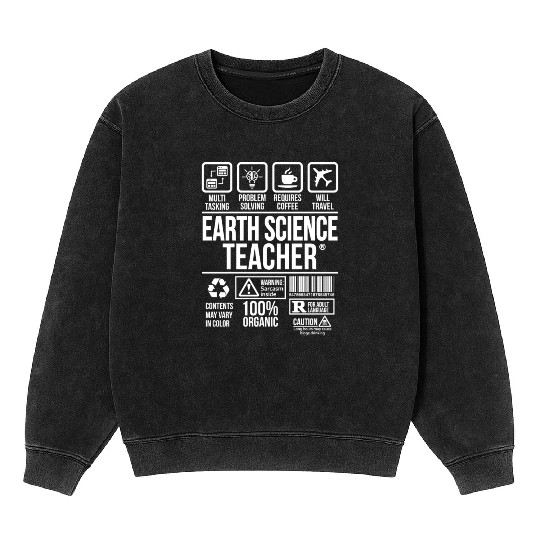 Earth Science Teacher | #TSM Mineral Wash Sweatshirts