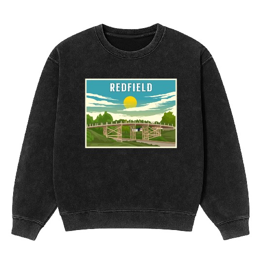 Redfield Historic James Street Bridge Mineral Wash Sweatshirts