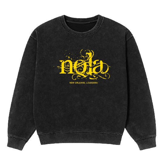 NOLA New Orleans Mineral Wash Sweatshirts