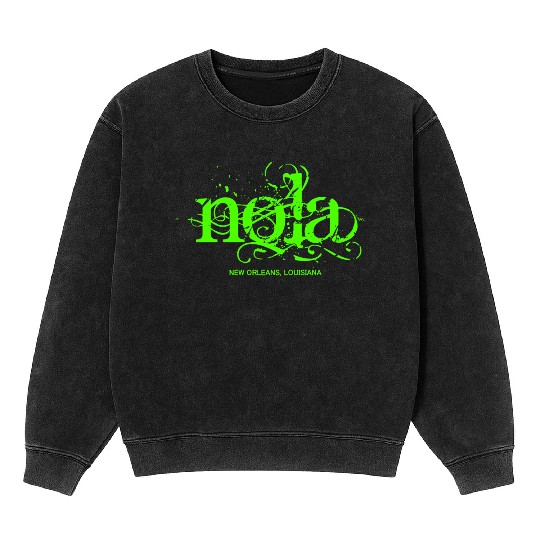 NOLA New Orleans Mineral Wash Sweatshirts