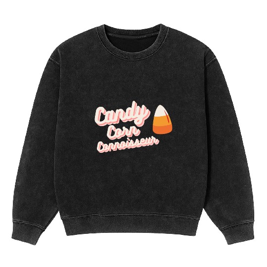 Candy Corn Connoisseur Mineral Wash Sweatshirts