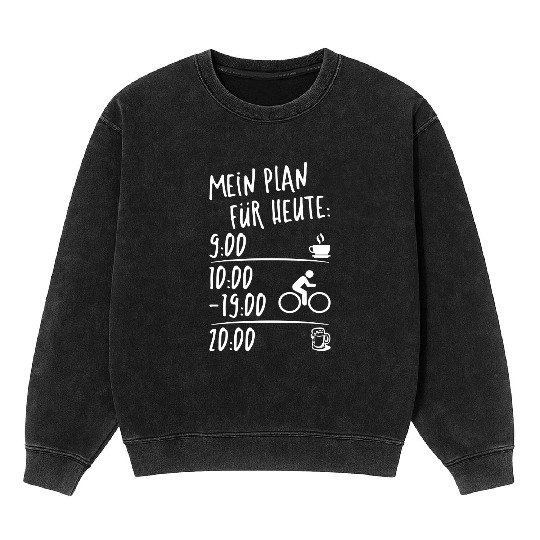 My Plan Cycling Mineral Wash Sweatshirts