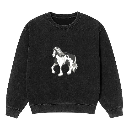 Irish Tinker Horse Mineral Wash Sweatshirts