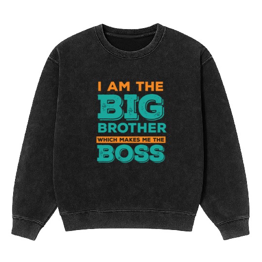 Big Brother Boss Mineral Wash Sweatshirts