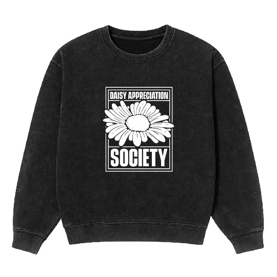 Daisy Garden Gardening Gardener Mineral Wash Sweatshirts