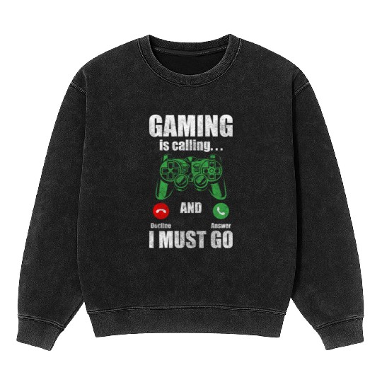 Gamer Geek Pc Mineral Wash Sweatshirts