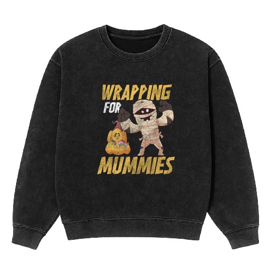Pharaoh Horror Monster Egypt Mineral Wash Sweatshirts