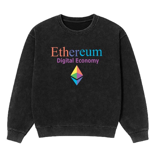 ETHEREUM DIGITAL ECONOMY Mineral Wash Sweatshirts