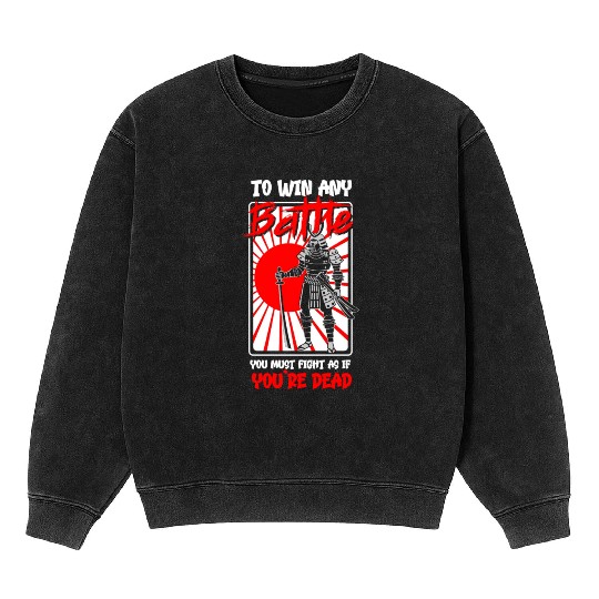Samurai Jiujitsu Honor Mineral Wash Sweatshirts