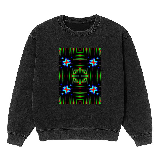 enchanting abstract seamless pattern Mineral Wash Sweatshirts