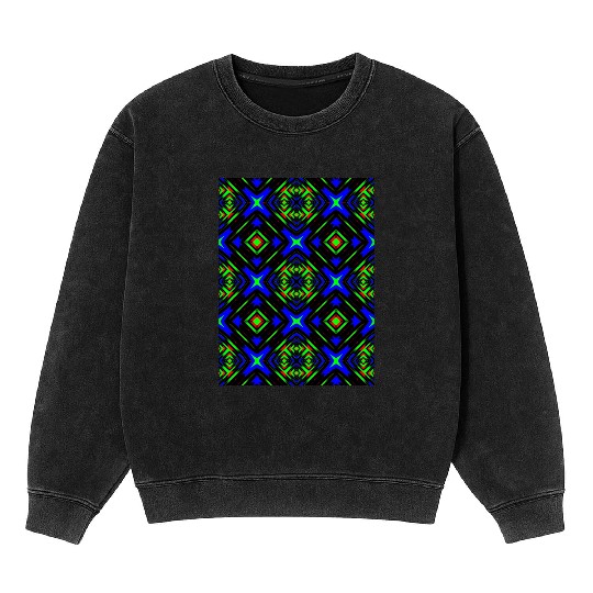 enchanting abstract seamless pattern Mineral Wash Sweatshirts