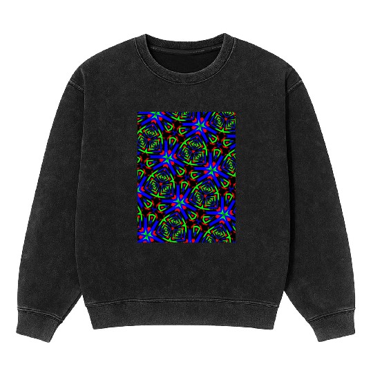 enchanting abstract seamless pattern Mineral Wash Sweatshirts