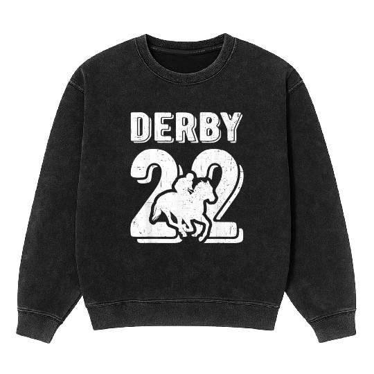 Kentucky Racing 2022 Derby Horse Racing Mineral Wash Sweatshirts