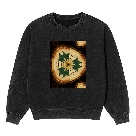 Woody Flower Mineral Wash Sweatshirts