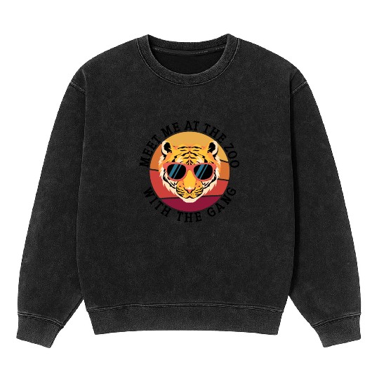 Zookeeper Animal Care Zookeeping Wildlife Nature Mineral Wash Sweatshirts