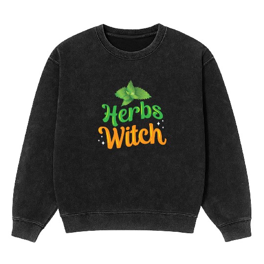 Herbs Witch Herbalism Herb Gardening Herbalist Mineral Wash Sweatshirts