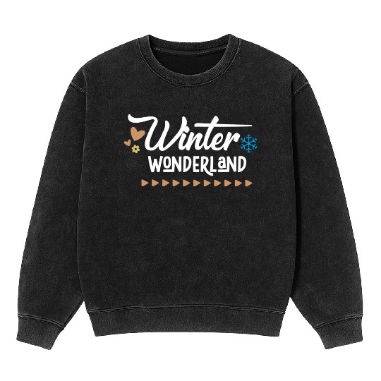 Winter Wonderland Mineral Wash Sweatshirts