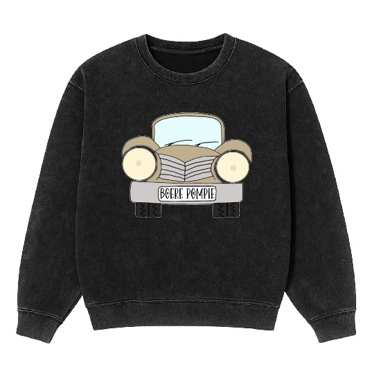 Old Car Khaki Boere Pompie Afrikaans Mineral Wash Sweatshirts