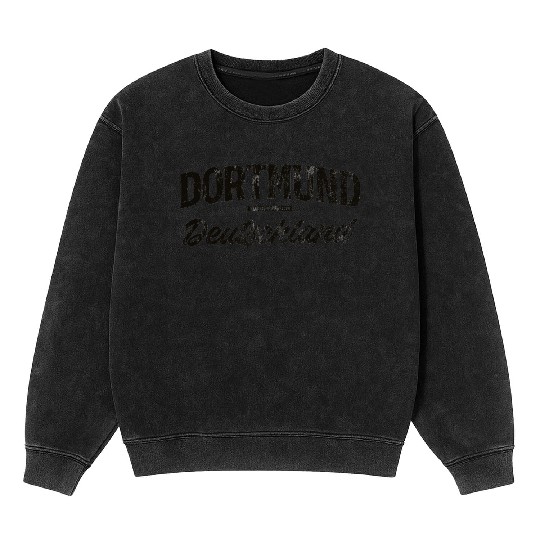 Dortmund Germany Mineral Wash Sweatshirts