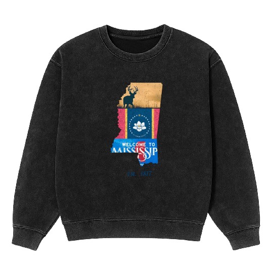 Mississippi Mineral Wash Sweatshirts