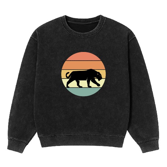 Black Panther Mineral Wash Sweatshirts
