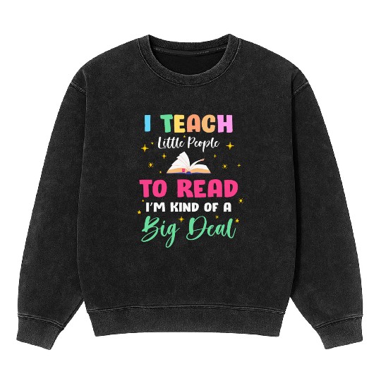 Kindergarten Teacher Mineral Wash Sweatshirts