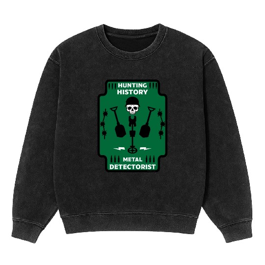 WW2 Metal Detecting Mineral Wash Sweatshirts