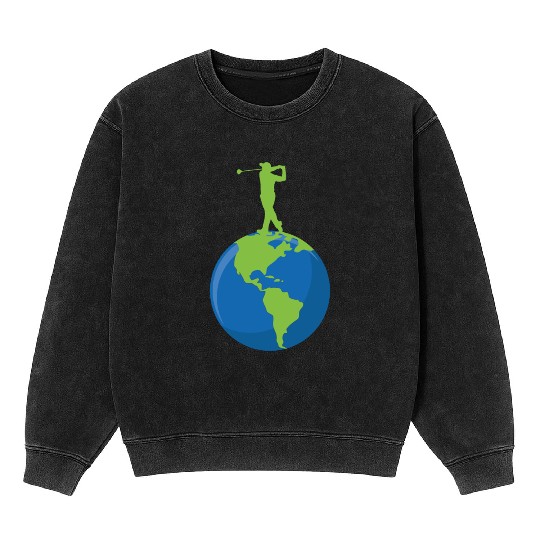 Golf To The Earth Mineral Wash Sweatshirts
