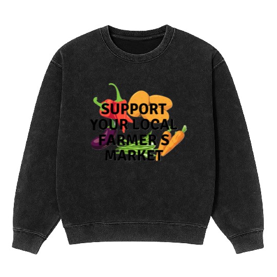 farmers market Mineral Wash Sweatshirts