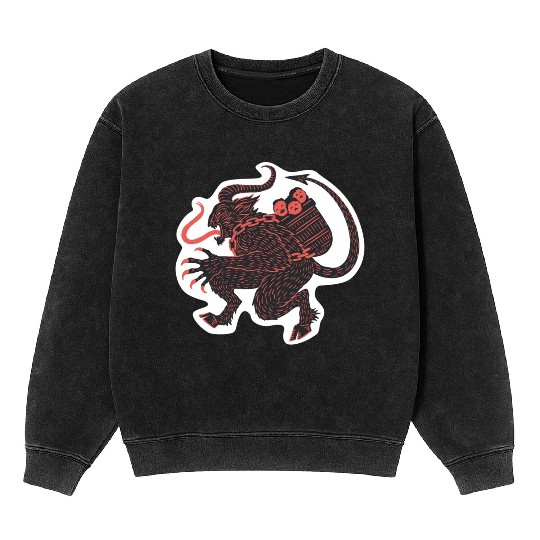 krampus Mineral Wash Sweatshirts