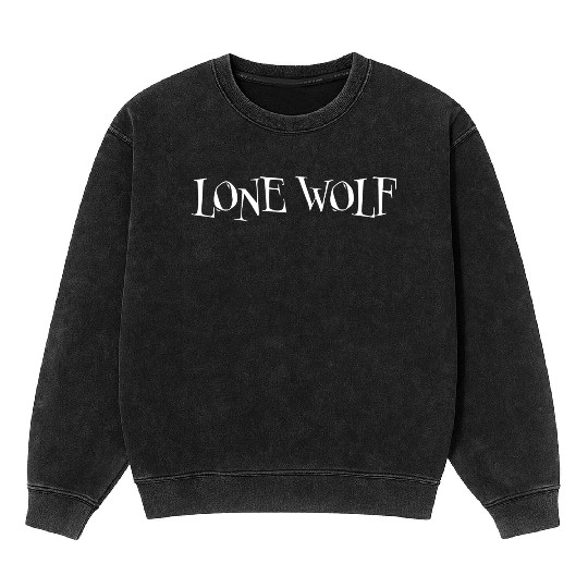Lone Wolf Mineral Wash Sweatshirts