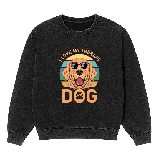 I love my Therapy Dog Mineral Wash Sweatshirts
