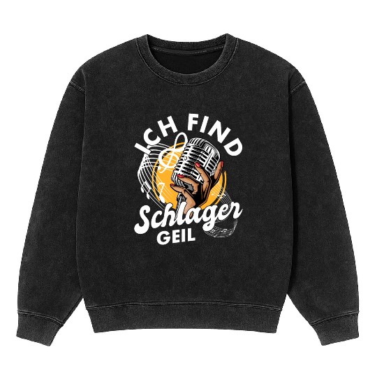 Folk Music Party Festival Outfit German Hits Mineral Wash Sweatshirts